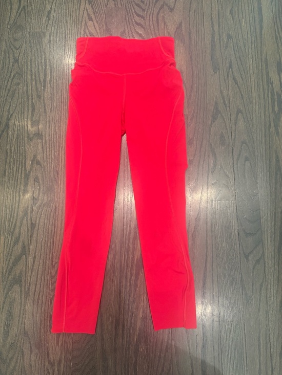 lululemon athletica Pants - lululemon athletica Red Athletic Leggings